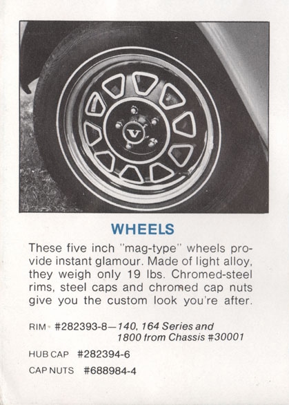 Felge GT 5,5 J x 15, Volvo-Ersatzteilnummer 282393-8