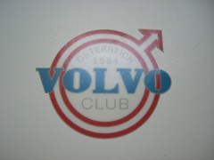Scheibenaufkleber innen Volvo Club Österreich